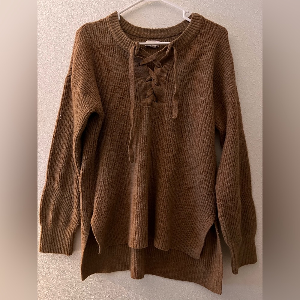 ‘So’ Rust Oversize Sweater M
